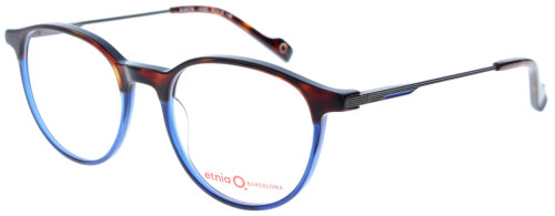 Etnia Barcelona MARTIN HVBL Unisex-Brillenfassung mit Federscharnier in Blau-Braun