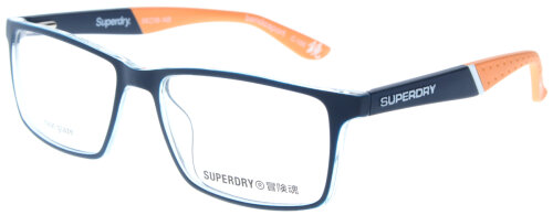 Sportliche Brillenfassung Superdry SDO BENDOSPORT 105 mit Federscharnier in Dunkelblau