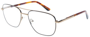 Braun-Goldene Flieger-Komplettbrille HARRY mit...