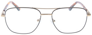 Braun-Goldene Flieger-Komplettbrille HARRY mit...