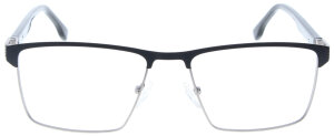 Robuste Komplettbrille DIRK aus schwarzem Metall mit...