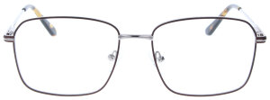 Braune Metall-Komplettbrille ANNABELL mit Federscharnier und individueller Sehstärke