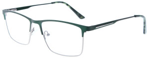Grüne Metall-Komplettbrille TILL mit Federscharnier...