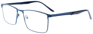 Blaue Metall-Komplettbrille RASMUS mit Federscharnier und...