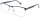 Dezente Bifokalbrille DIRK aus schwarzem Metall mit Federscharnier und individueller Stärke