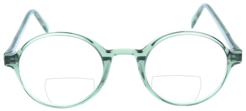 Grüne Panto-Bifokalbrille JOCHEN aus leichtem Kunststoff mit individueller Stärke
