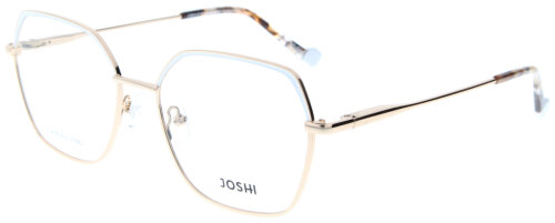 JOSHI 8112 C2 Brillenfassung aus Edelstahl  in Gold - Weiß