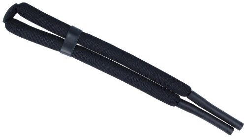 JULBO schwimmfähiges Brillenband - Floater - in Schwarz mit Silikon-Tube-Endstück
