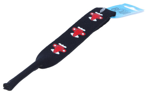 Flugzeug Rot für kleine Abenteurer: Niedliches Neopren-Sportband (21,5 cm) für Kinder