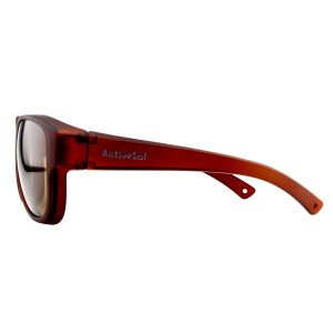 Polarisierende Überbrille / Sonnenbrille ACTIVE SOL EL AVIATOR in Rot mit brauner Tönung