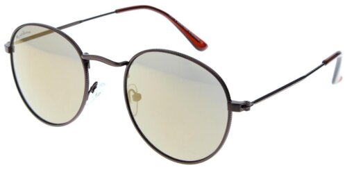 Montana Eyewear Metall - Sonnenbrille MS92D in Braun mit Tönung und Soft - Etui