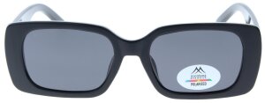 Stylische Kunststoff - Sonnenbrille MP76 in Schwarz mit...