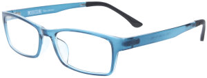 Klassische Komplettbrille TOM in Blau aus leichtem...