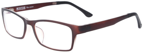 Klassische Komplettbrille TOM in Braun aus leichtem TR90-Kunststoff mit individueller Stärke