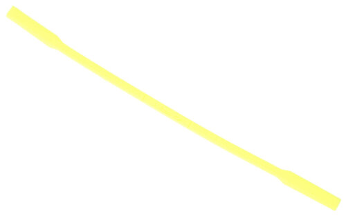 Flexibles JULBO Silikon - Brillenband in Gelb mit Tube - Endstück in Größe L