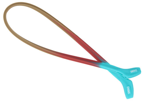 CHUMS SWITCHBACK - flexibles Silikonband mit Farbverlauf in Braun - Rot - Türkis
