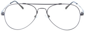 Graue M-Titan-Komplettbrille WILMAR in moderner...