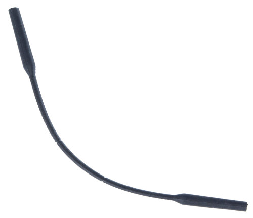 Elastisches JULBO Silikon - Brillenband in Schwarz mit Tube - Endstück in Größe S
