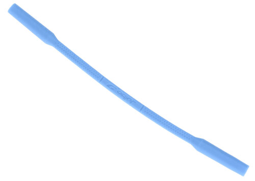 Elastisches JULBO Silikon - Brillenband in Blau mit Tube - Endstück in Größe S