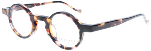 Havanna-Dunkelbraune Kunststoff-Einstärkenbrille GISMUND im modernen Retrostyle mit individueller Stärke