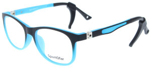 Blau-Schwarze Brillenfassung für Kinder SP-0006D mit...