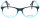 Blau-Schwarze Brillenfassung für Kinder SP-0006D mit 180° Scharnier aus flexiblen Kunststoff
