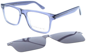 Blau-Transparente Komplettbrille BRANDON mit magnetischem...
