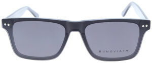 Grau-Transparente Komplettbrille BRANDON mit magnetischem...