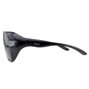 Schwarze Überbrille / Sonnenbrille ACTIVE SOL MEGA mit Polarisation und grauer Tönung