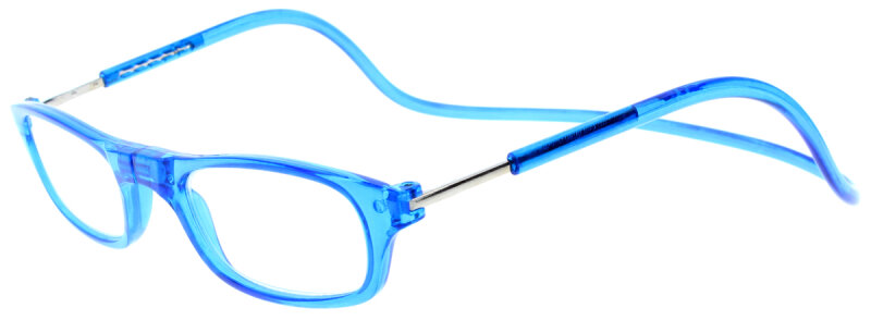 NEW VISION Lesebrille Mit Magnetverschluss, Lesebrillen, Bequem Magnetverschluss Vorne, Reading Glasses, Lesehilfe Für Damen Herren NV5858 (GRAU, 1, Diottria
