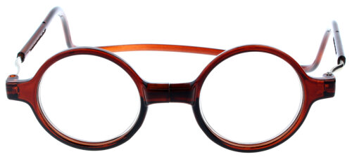 ROUNDMAG in Braun mit Magnet, einstellbaren Bügeln und individueller Stärke