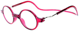 ROUNDMAG in Pink mit Magnet, einstellbaren Bügeln und individueller Stärke