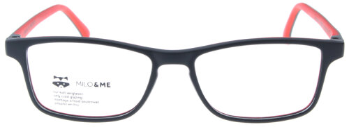 Kinderbrille SAM 85050 13 von MILO & ME in Schwarz / Rot aus 