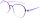 Violette Lesebrille AURORA mit Blaulichtfilter und einfacher Entspiegelung