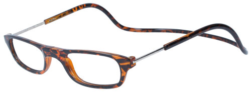 Havanna-Braune TWEE MAG Magnet-Fertiglesebrille mit anpassbaren Umhänge-Bügeln