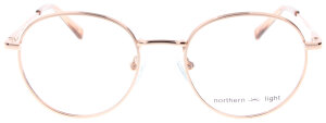 Stilvolle Brillenfassung 8967 C4 in Roségold aus...