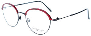 Brillenfassung JKC - 946 C4 in Schwarz / Rot aus Metall...