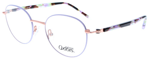 Damen - Brillenfassung LO25 C3 von Oxibis in Flieder / Roségold aus Metall