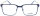 Dunkelblaue Brillenfassung PN1 C5 von Oxibis aus Metall mit farblich abgesetzten Bügeln