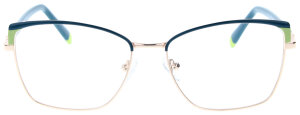 Grüne Damen-Komplettbrille USCHI in stylischer...