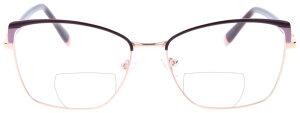 Violette Damen-Bifokalbrille USCHI in stylischer...