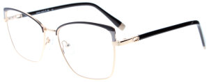 Schwarze Damen-Bifokalbrille USCHI in stylischer...