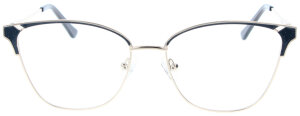 Schwarze Damenbrille DORIS in moderner Cateye - Form mit individueller Sehstärke