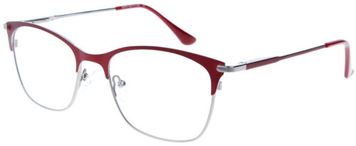 Silberne Damenbrille SABINE im eleganten Design mit individueller Sehstärke