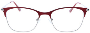 Silberne Damenbrille SABINE im eleganten Design mit individueller Sehstärke