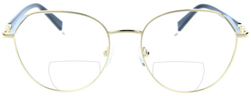 Goldene Bifokalbrille MAIKE im eleganten Design mit individueller Sehstärke