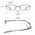 Klassische Lesebrille RSPECXS METAL-CLIP in Schwarz mit Befestigungsclip