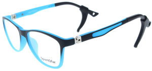 Blau - Schwarze Brillenfassung für Kinder SP-0007D...