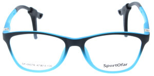 Blau - Schwarze Brillenfassung für Kinder SP-0007D...