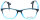 Blau - Schwarze Brillenfassung für Kinder SP-0007D mit 180° Scharnier aus flexiblen Kunststoff
